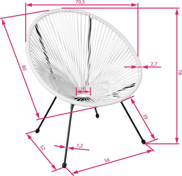 Image du produit tectake Santana