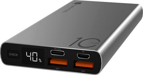 Immagine prodotto Devia Powerbanka Navitel PWR10 AL stÅ™brná (10000 mAh, 22.50 W, 22.50 Wh)