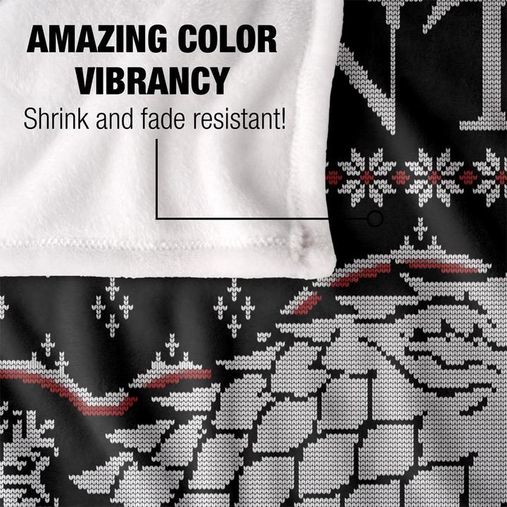 Actual product image Game of Thrones Winter Is Coming Fair Isle Blanket (152 x 127 cm)