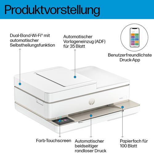 Actual product image HP Hewlett-Packard Envy 6532e All-in-One Color Inkjet, Envy 6532e (Colour)