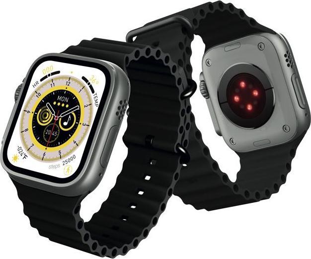 Actual product image Leicke APPLOID SMARTWATCH U8+ UltraMaxx IP67 + 2 interchangeable wristbands (49 mm)