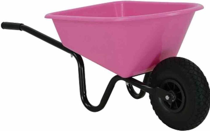 Productafbeelding FORT Kinderkruiwagen 20 l roze gemonteerd met PU wiel