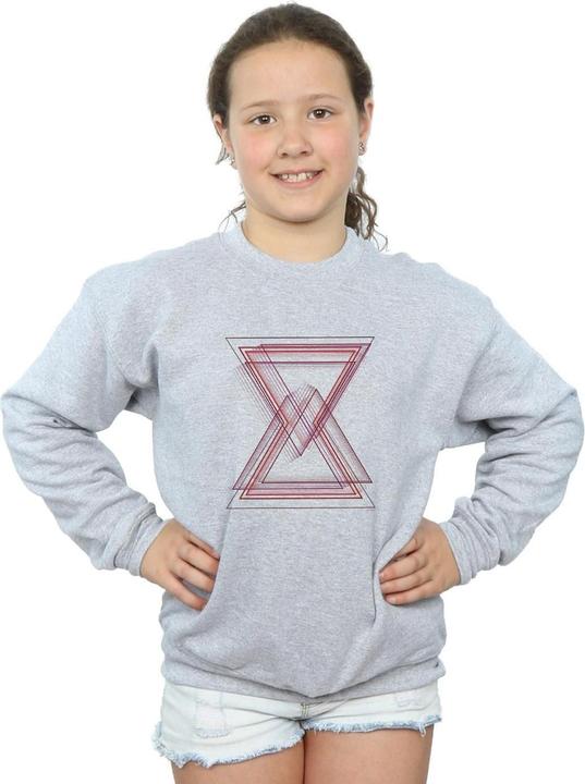 Image du produit - Sweat AVENGERS INFINITY WAR BLACK WIDOW LINES - Fille (140, 146)