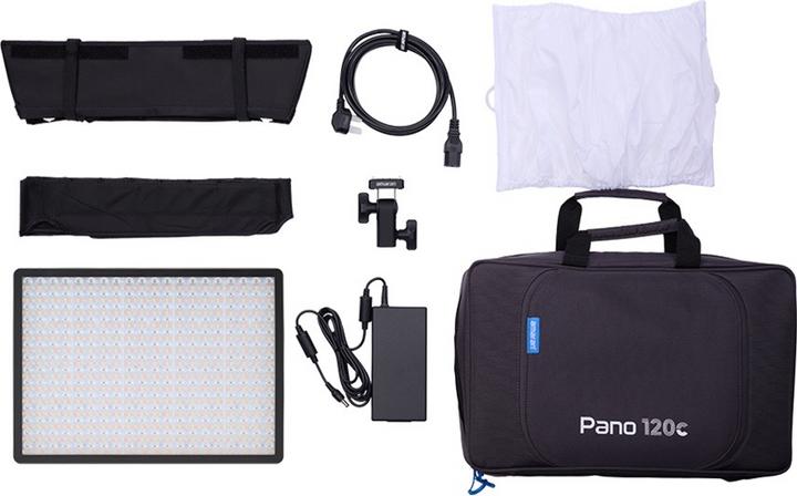 Actual product image Amaran Pano 120c Kit (Charcoal) (EU) (Surface luminaire)