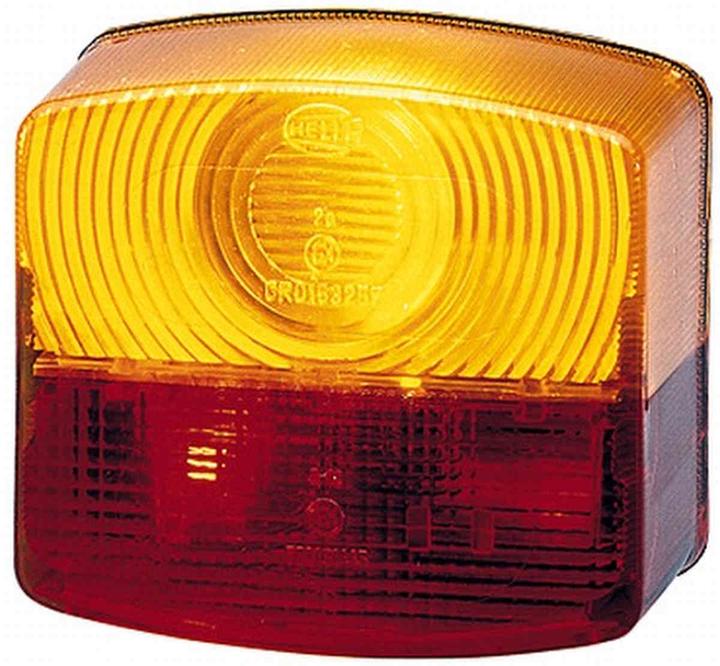 Actual product image Hella 2 rear light lenses for DAF LANGENDORF LIEBHERR MASSEY FERGUSON