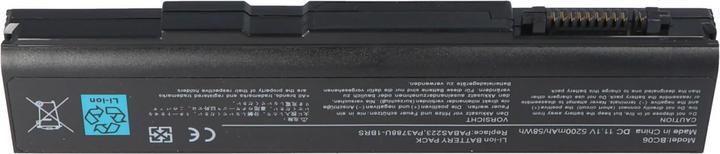 Actual product image Toshiba Battery PA3788U-1BRS, PABAS223, PA3788, PA3788U1BRS, Dynabook, Tecra A11, M11, S11 (6 Cells, 5200 mAh)