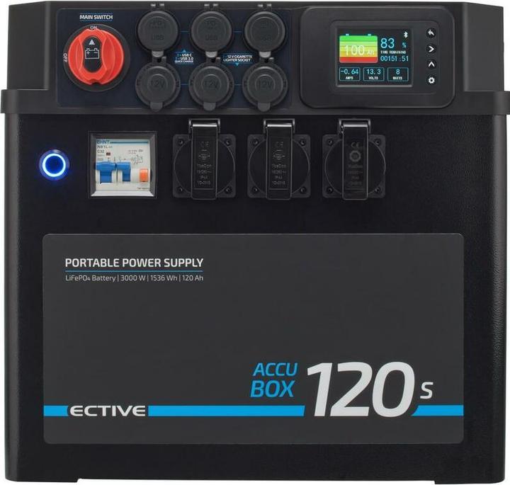 Immagine prodotto Ective Stazione di alimentazione AccuBox 120S (1536 Wh, 27.10 kg)