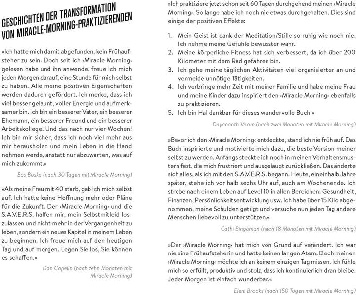 Produktbild Miracle Morning (Deutsch, Hal Elrod, Jochen Lehner, Robert T. Kiyosaki, 2023)