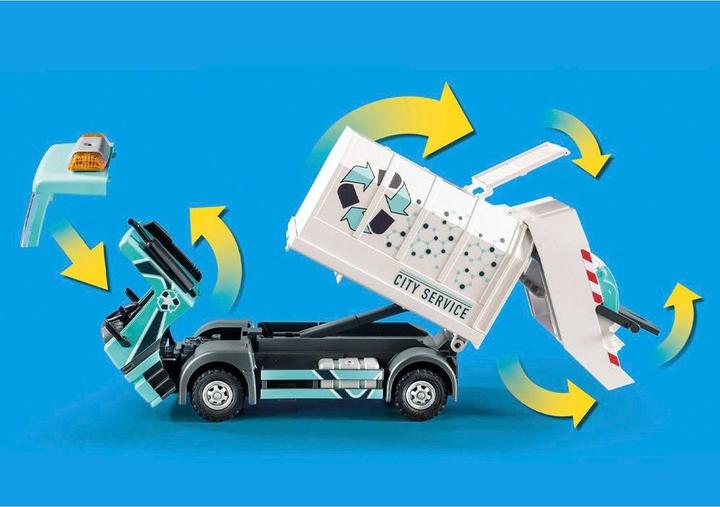 Actual product image Playmobil 70885 Garbage truck with flashing light (70885, Playmobil City Life)
