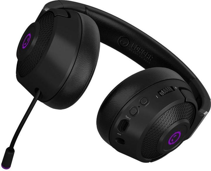 Actual product image Lorgar Headphone with microphone Noah 702, Wireless Gaming Headset, black