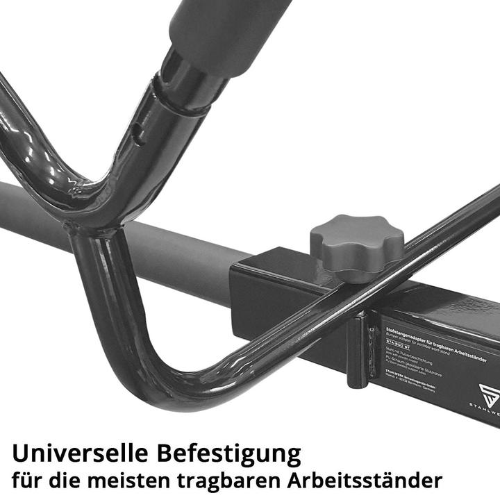 Produktbild Stahlwerk Stossstangen Adapter für Kfz Lackierständer Scheibenbock Lackierbock (Metall)