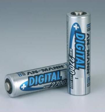 Actual product image Ansmann 1x2 Battery 2700 Mignon AA 2500 mAh (1 pcs., AA, 2700 mAh)