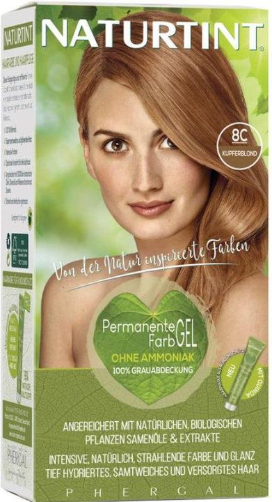 Image du produit Naturtint Gel colorant permanent pour cheveux 8C blond cuivré sans ammoniaque (8C blond cuivré)