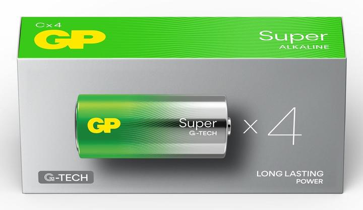 Image du produit GP Batteries Pile super alcaline C Baby 1,5V pack de 4 (4 pcs, C)