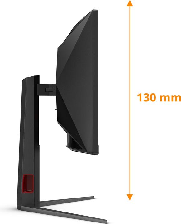 Actual product image AOC 86,4cm (34") CU34G4Z 21:09 2xHDMI+2xDP+USB blackred (3440 x 1440 pixels, 34")