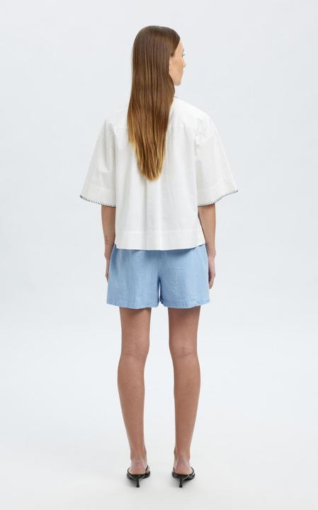 Produktbild Selected Femme Mid Waist Shorts aus Leinengemisch (38)