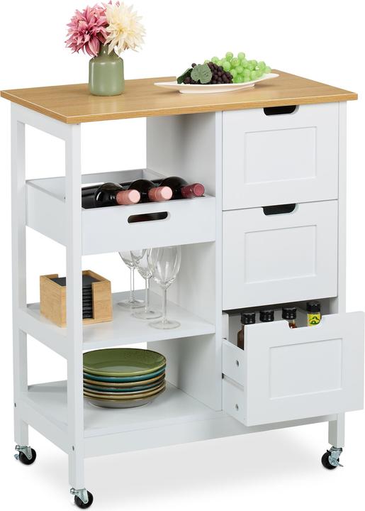 Image du produit Relaxdays Küchenwagen