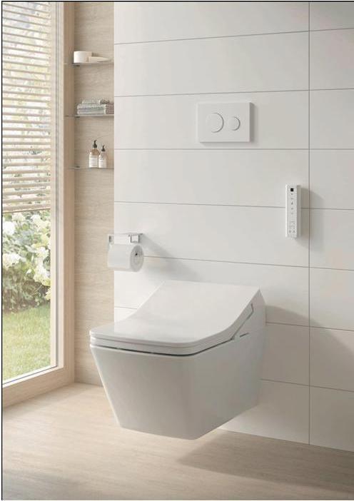 Actual product image TOTO SP Wall-hung WC deep rimless for SX and SW Washlet white
