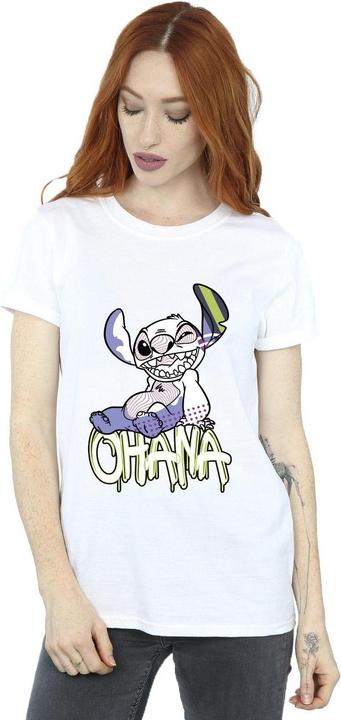 Image du produit Disney - T-shirt LILO AND STITCH OHANA GRAFFITI - Femme (3XL)