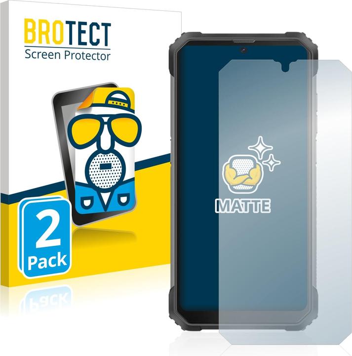 Productafbeelding BROTECT Antireflecterende schermbeschermer mat (2 Stuk, Blackview BV8800)