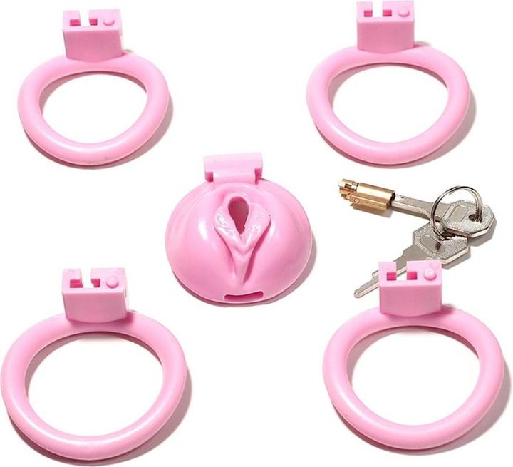 Actual product image CockLock Penis Chastity Cage Kit "Small Pussy" - Medium