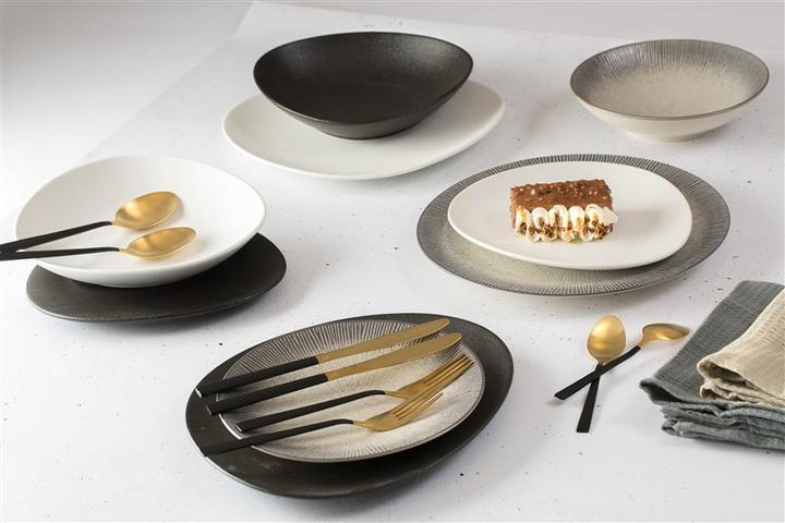 Immagine prodotto Secret de Gourmet Piatto Fondo Grigio Atelier 19cm (1 x)