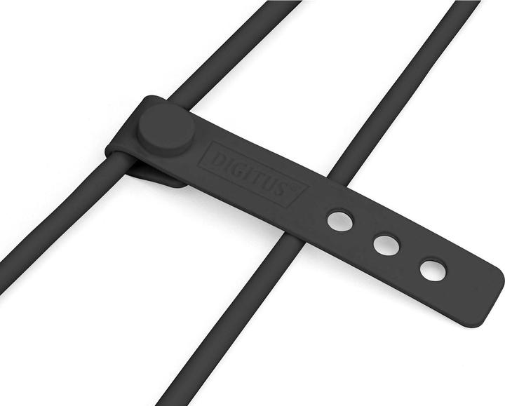 Actual product image Digitus USB-C silicone connection cable, 0.5m, black (0.50 m, USB 2.0)