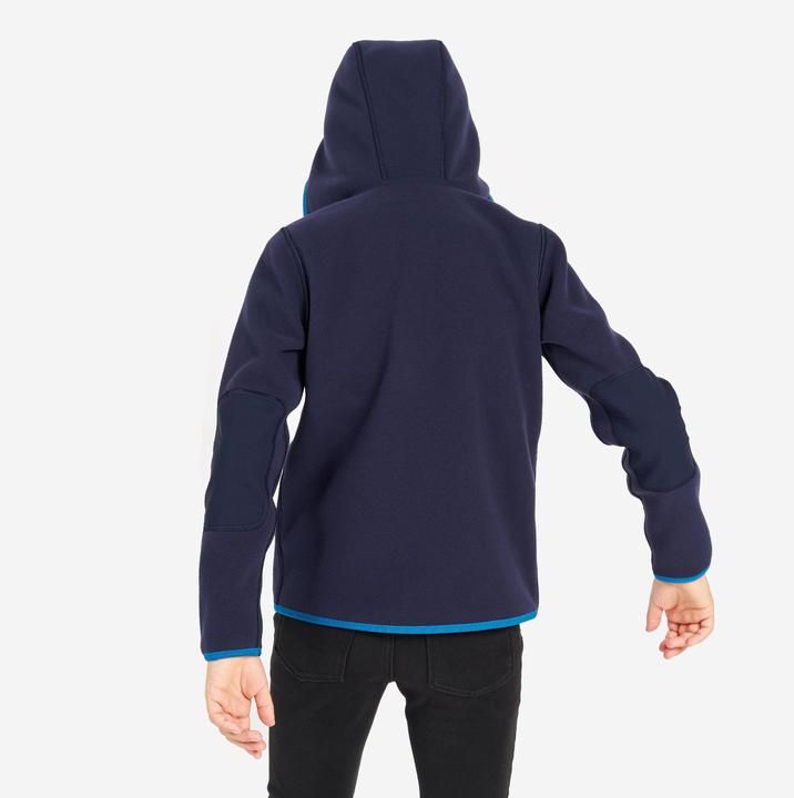 Image du produit Tribord Veste polaire voile enfants réversible chaud 500 bleu marine/bleu (116)