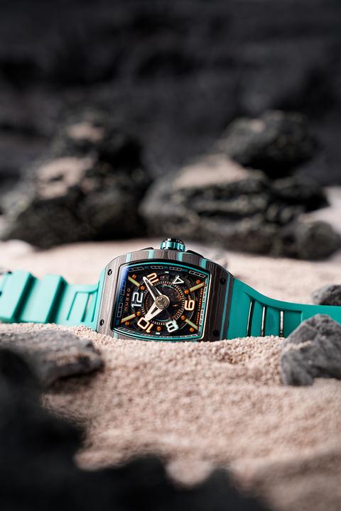 Actual product image Nubeo NB-6079-04 Parker Automatic Limited 44mm 3ATM men's watch (Analogue wristwatch)