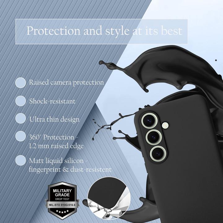 Produktbild Cadorabo Hülle für Samsung Galaxy S24 FE im Liquid Case Design (Samsung Galaxy S24 FE)