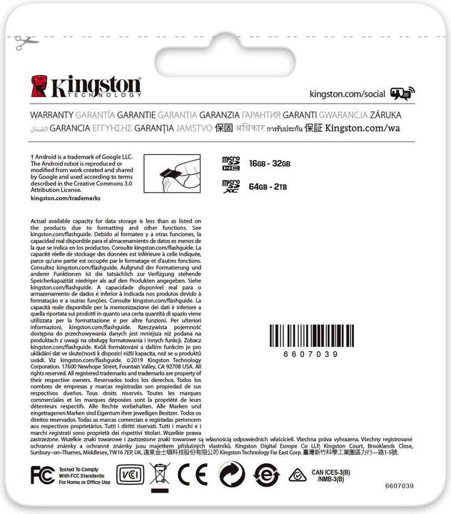 Produktbild Kingston Canvas Go Plus (512 GB, microSDXC, U3, UHS-I)