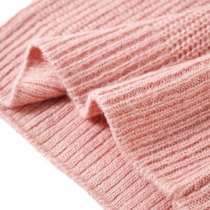 Immagine prodotto VidaXL Gilet da bambino lavorato a maglia rosa chiaro 116,Materiale: 67 (116)