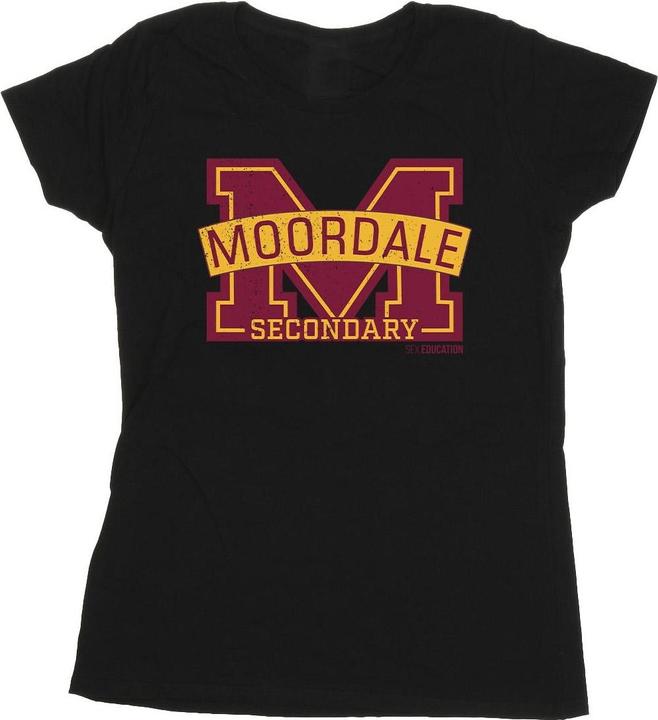 Produktbild Netflix Sex Education Moordale Cracked M Logo 2 TShirt (L)