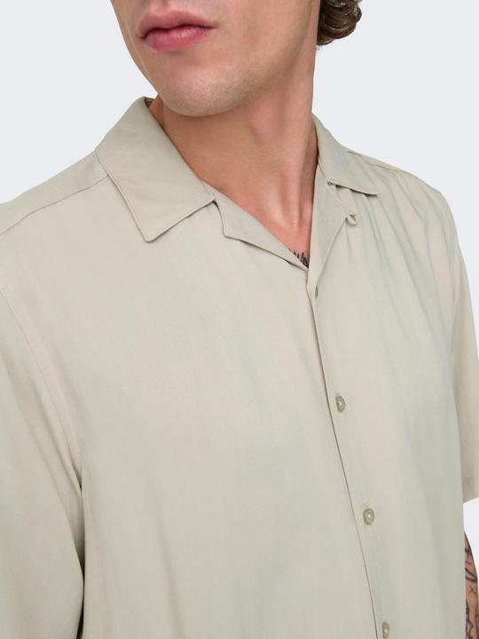 Image du produit Only & Sons Chemise unie à manches courtes (M)