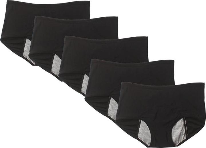 Bonbon Rose 5er-Pack hohe Menstruationshöschen (S)