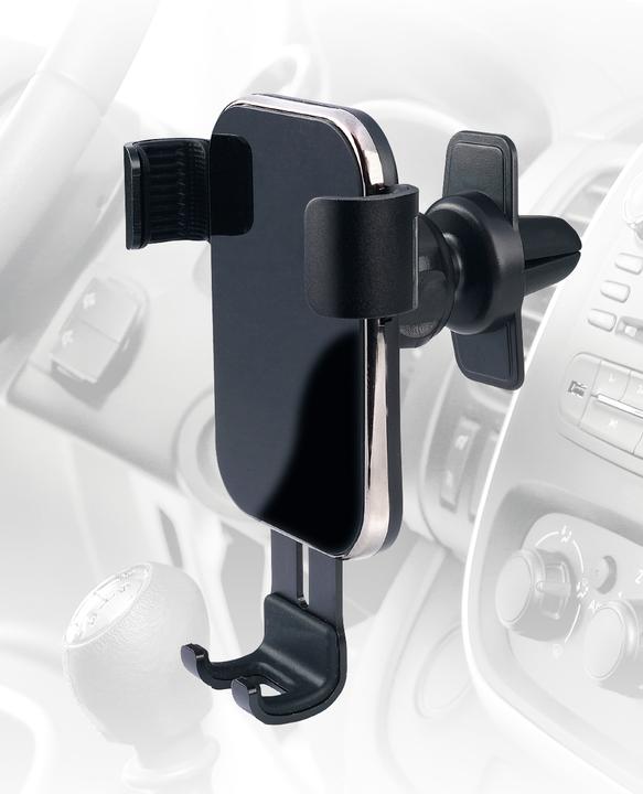 Produktbild Vivanco Smartphone KFZ Halterung BUTLER SE, Lueftungs- gitter, selbsthaltend, schwarz