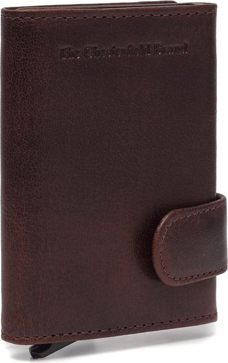 The Chesterfield Brand Antique Buff Kreditkartenetui RFID Schutz Leder 7 cm