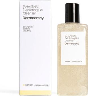 Actual product image Dermocracy (AHA/BHA) Exfoliating Cleansing Gel 200ml (Foam, 200 ml)