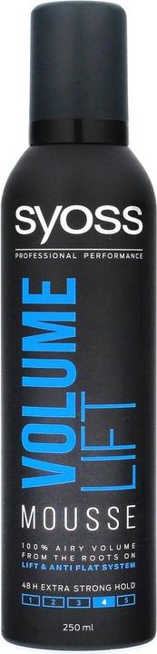 Actual product image Syoss Volume Lift Mousse Piano Is Hair Extra Strong 250ml (250 ml, Volume foam)