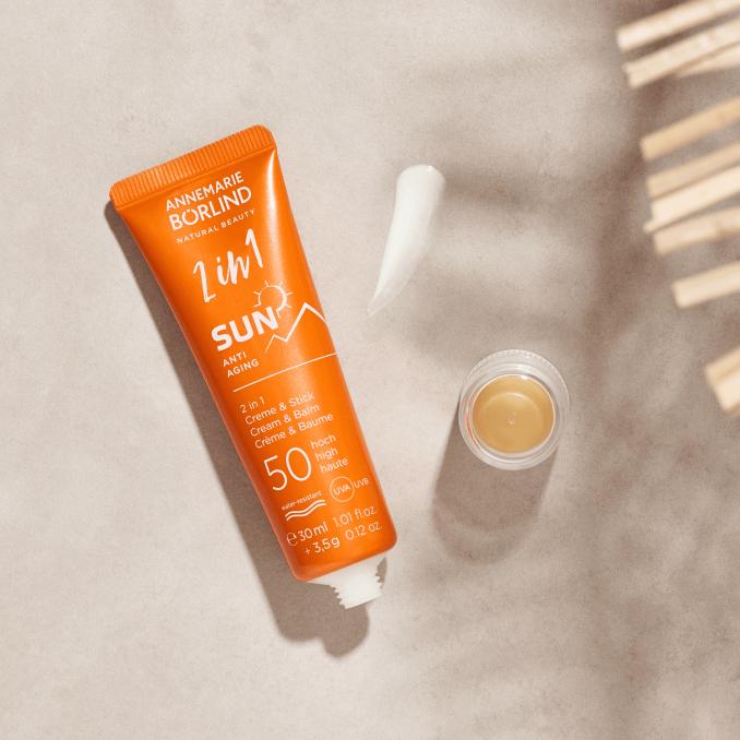 Actual product image Annemarie Börlind 2in1 Suncr SPF 50 (Suntan cream, SPF 50, 30 ml, 30 g)