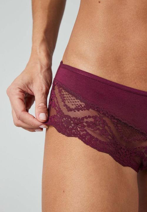 Actual product image Snocks Hipster Panties mit Spitze (L, pack of 3)