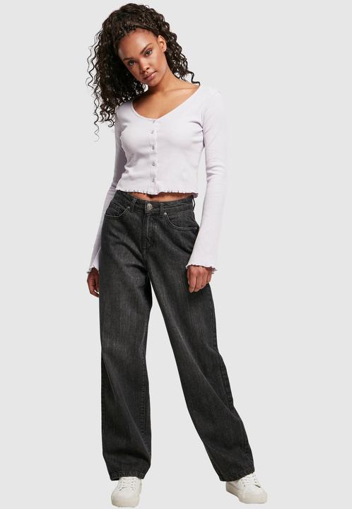 Image du produit Urban Classics Cardigan croisé à côtes pour femmes (3XL)