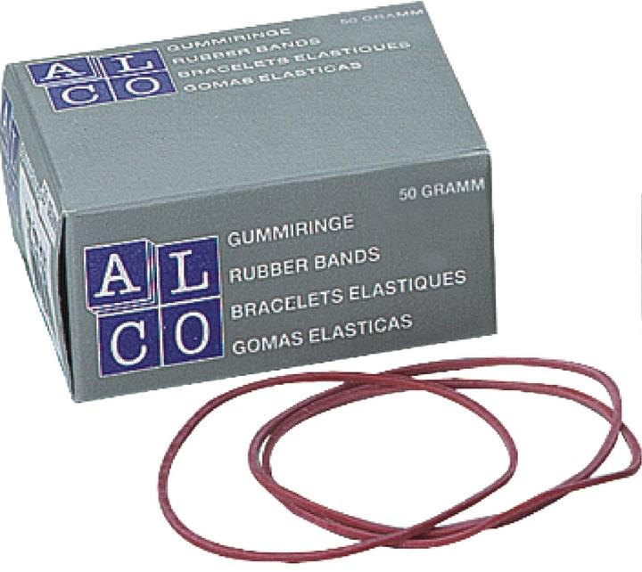 Image du produit Alco Elastiques, caoutchouc naturel, rouge, différentes tailles (1 pcs)