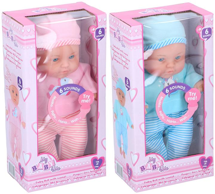 Produktbild My Baby & Me Baby doll 31cm B/O 2ass dsg PL