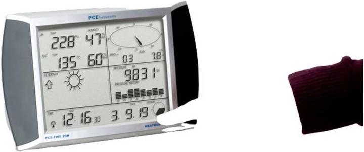 Actual product image PCE Instruments Weather station with outdoor sensor for home use