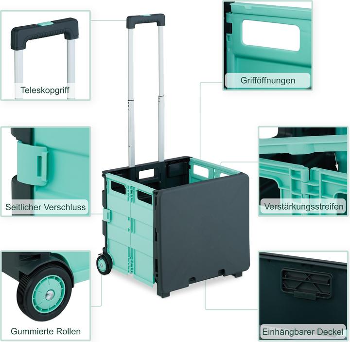 Image du produit Relaxdays Chariot-de-courses