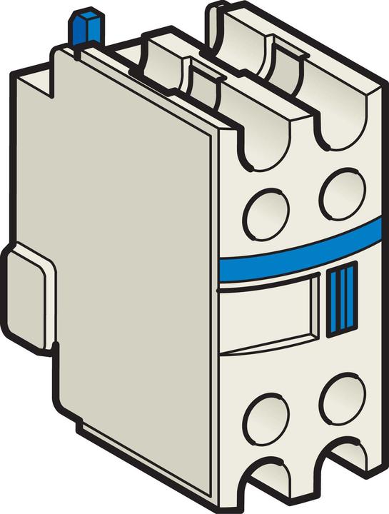 Actual product image Schneider Electric Contact block 2S front mounting