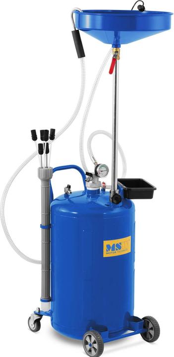 Actual product image MSW Ölablassgerät 70 L Ölauffanggerät Ölauffangwagen Ölauffangbehälter Rollen