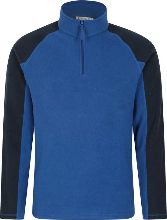Actual product image Mountain Warehouse Mens Ashbourne II Half Zip Fleece Top (XXS)