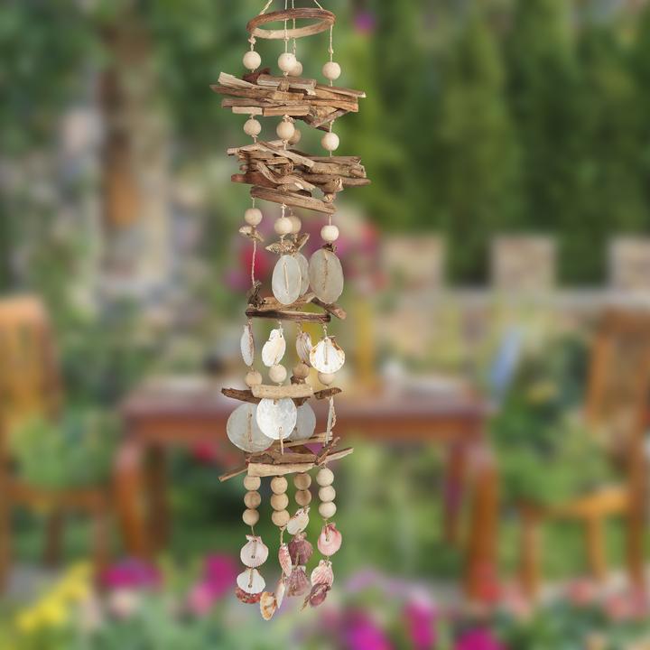 Image du produit Relaxdays Carillons éoliens coquillages